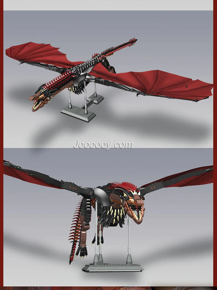 1899Pcs Red Ice Dragon Wesellion  Game of The Thrones - Image 4