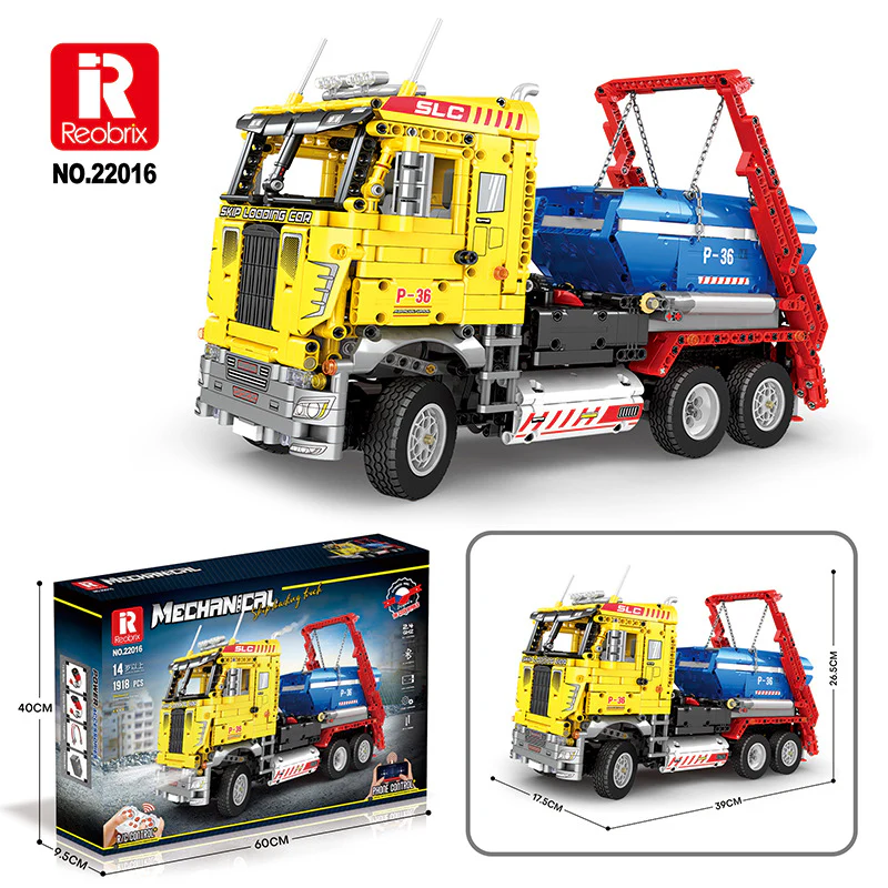 1918PCS Reobrix 22016 Ship Loading Truck Engineering Vehicle(Dynamic version) - Image 7