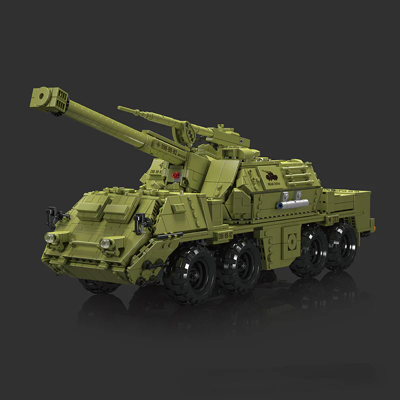 1923pcs Mouldking 20031 Dana self-propelled artillery Remote-controlled version - Image 6