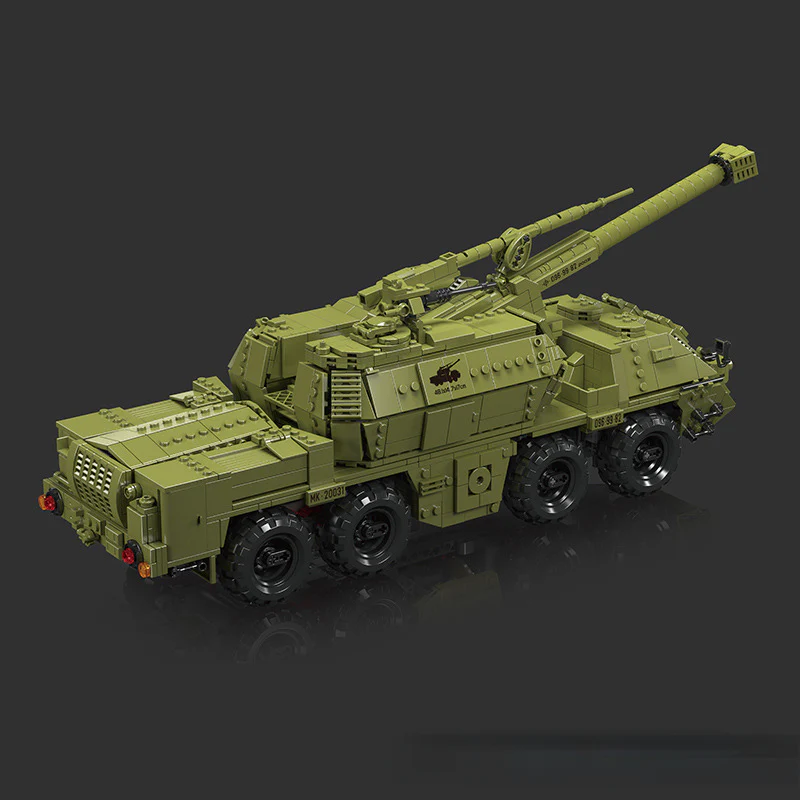 1923pcs Mouldking 20031 Dana self-propelled artillery Remote-controlled version - Image 8