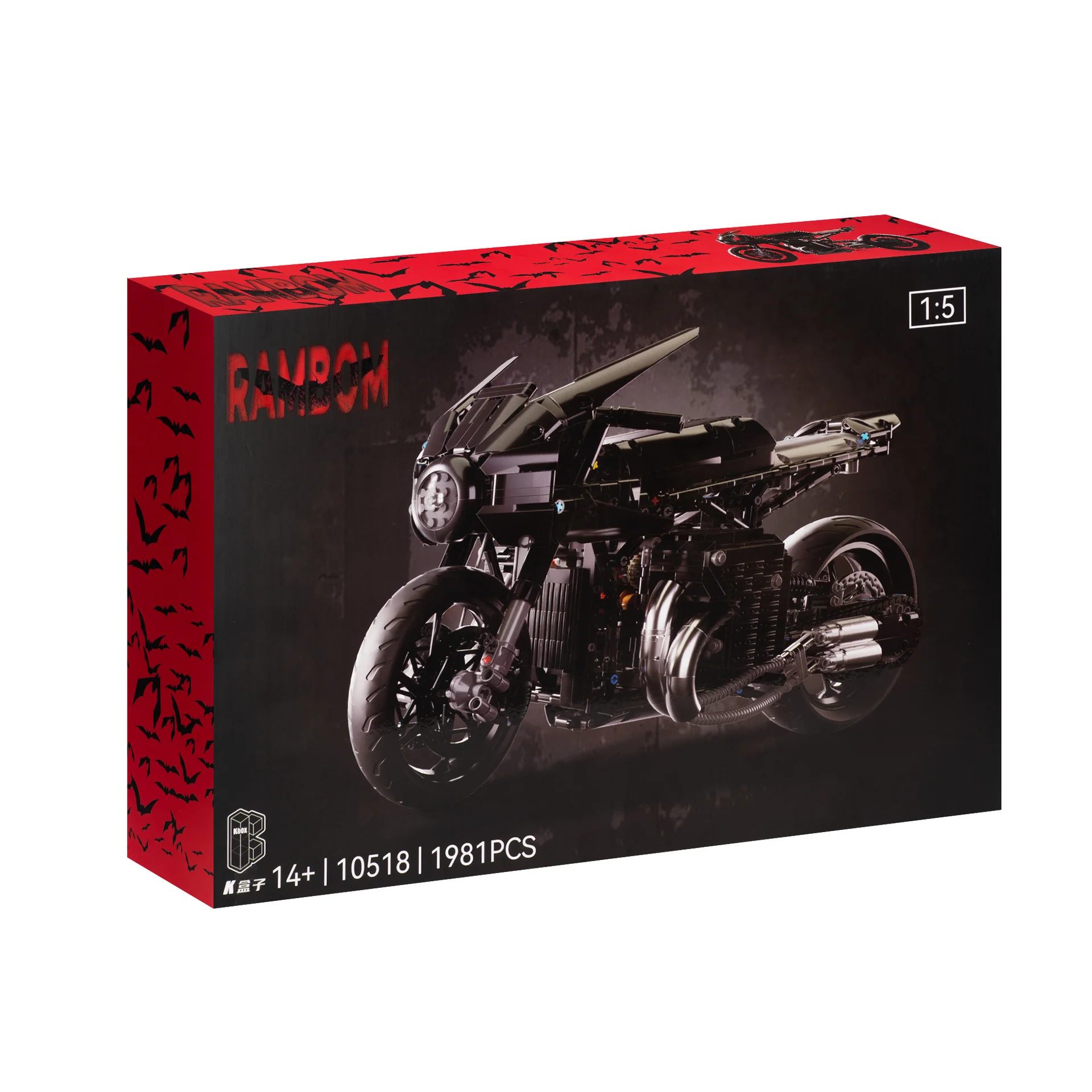 1981PCS 10518 Batman Motorcycle - Image 6
