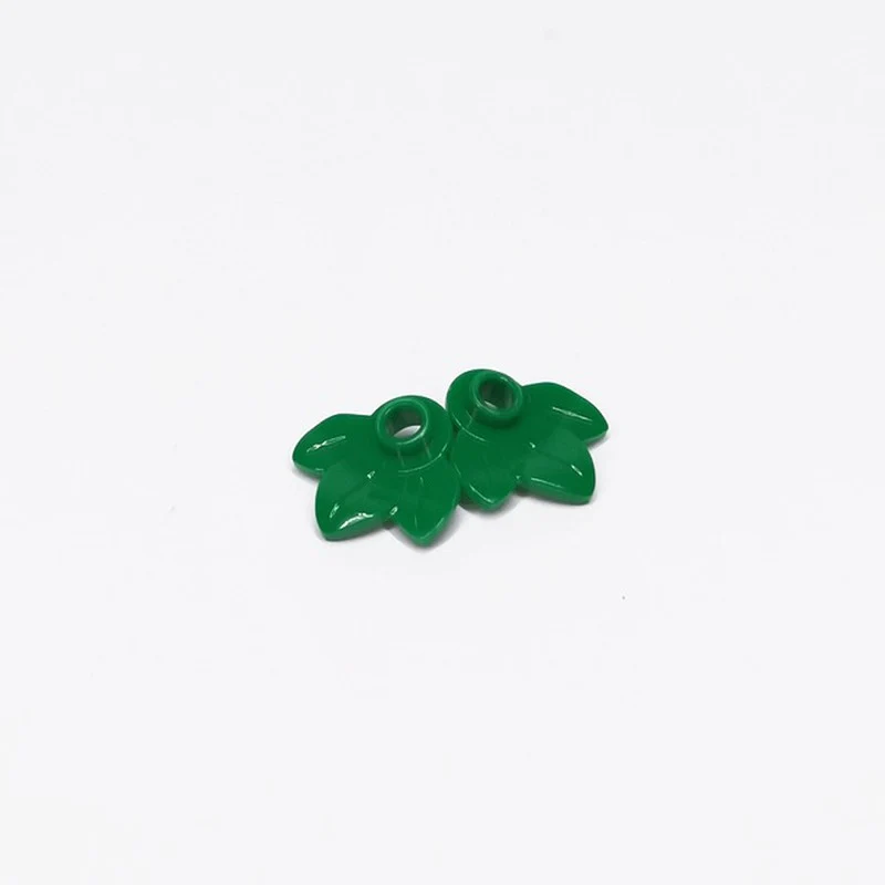 20 pcs 1*1 Pumpkin leaves plant MOC bricks 32607 - Image 10