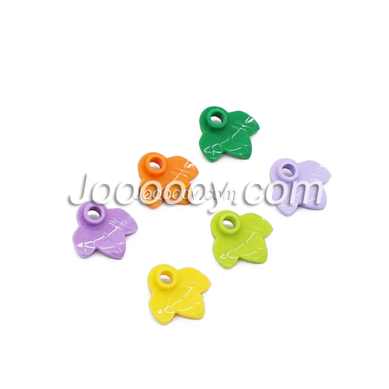 20 pcs 1*1 Pumpkin leaves plant MOC bricks 32607 - Image 3