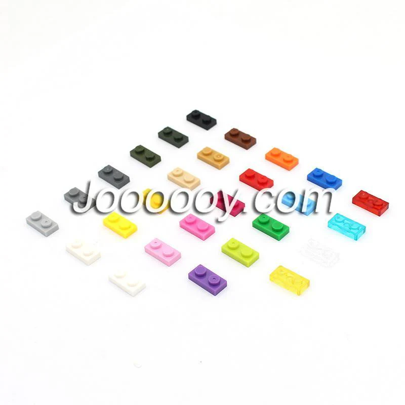 20 pcs 1*2 plates MOC bricks 3023 6225 - Image 2