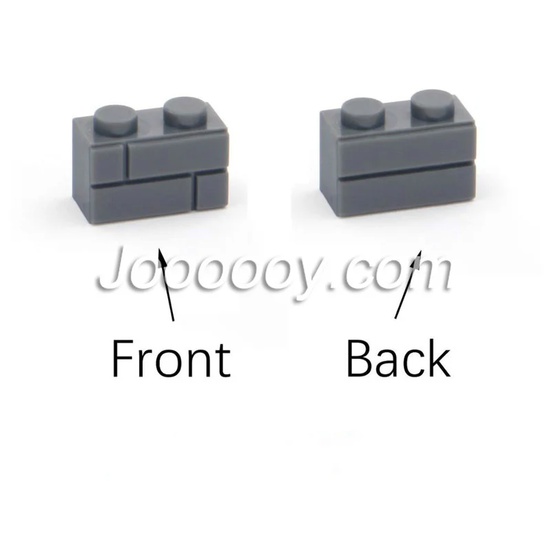 20 pcs 1*2 wall bricks MOC bricks 98283 - Image 3