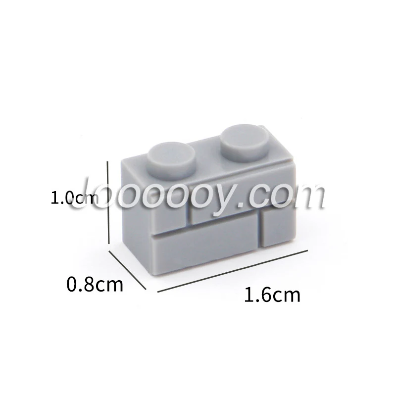 20 pcs 1*2 wall bricks MOC bricks 98283 - Image 4