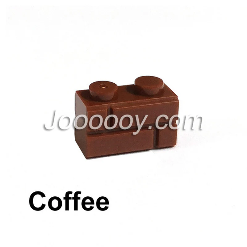 20 pcs 1*2 wall bricks MOC bricks 98283 - Image 7