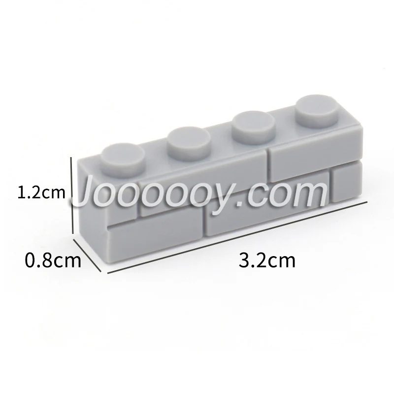 20 pcs 1*4 wall bricks MOC bricks 15533 - Image 4