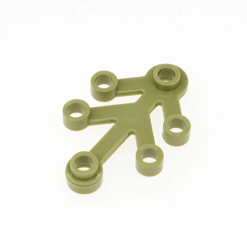 20 pcs 4*3  Plant Leaves MOC Bricks 2423 - Image 4