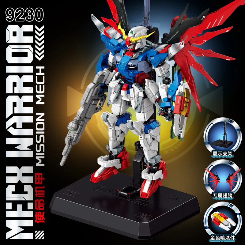 2000+pcs LY Gundam Series：Freedom Mech & Destiny Mech - Image 2