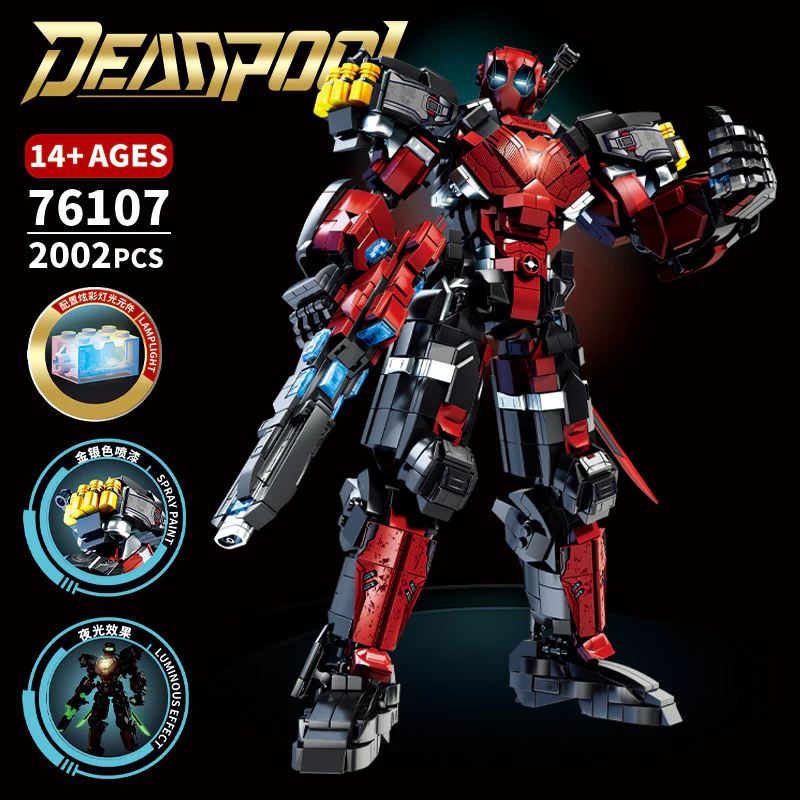 2002 pcs LY 76107 Deadpool - Image 3