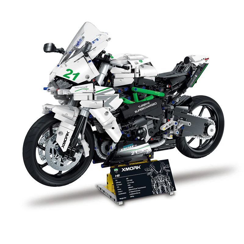 2022 PCS XMORK028002 Kawasaki Motorcycle 1:5 - Image 2