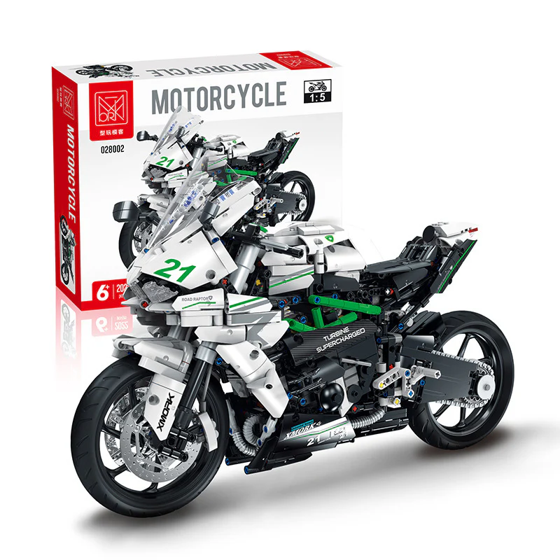 2022 PCS XMORK028002 Kawasaki Motorcycle 1:5 - Image 3