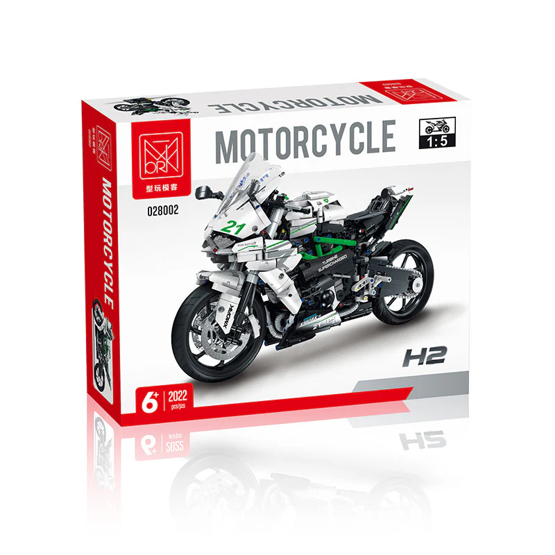 2022 PCS XMORK028002 Kawasaki Motorcycle 1:5 - Image 4