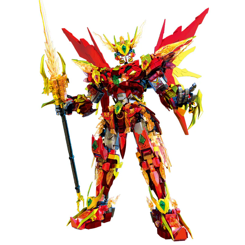 2038 pcs LY 62038 Suzaku Zhang Fei Mecha - Image 5