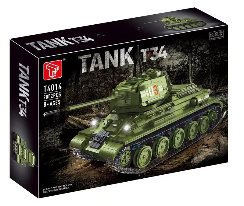 2052PCS T4014 T34 Tank - Image 5