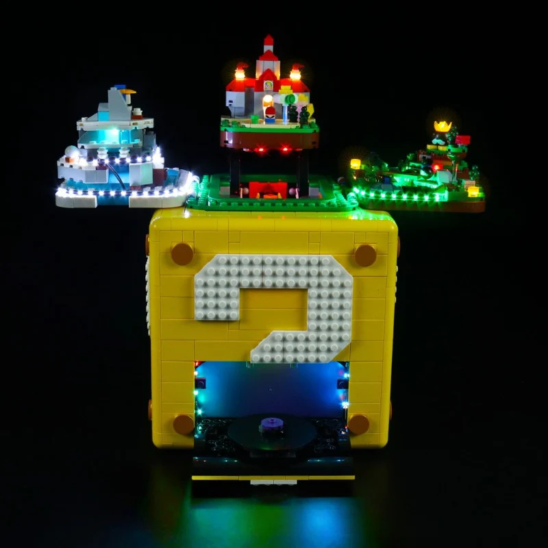 2064PCS A91911 Super Mario 64 Question Mark Block 26026 73196 - Image 3