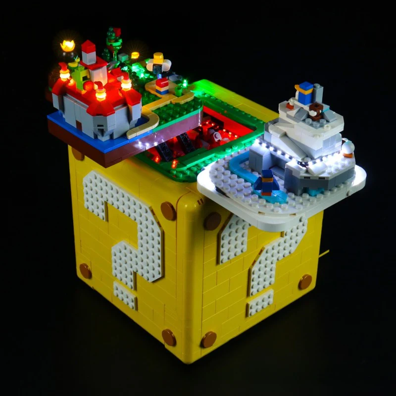 2064PCS A91911 Super Mario 64 Question Mark Block 26026 73196 - Image 6