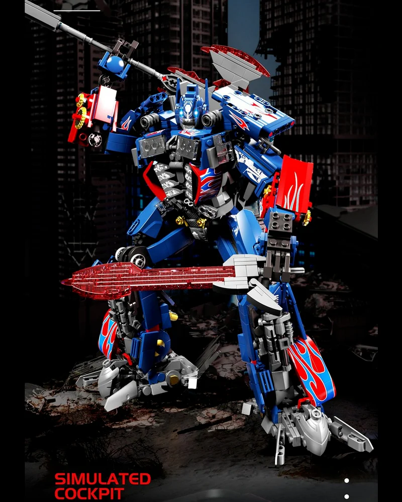 2068PCS 6006 Transformers Robot Optimus Prime - Image 2