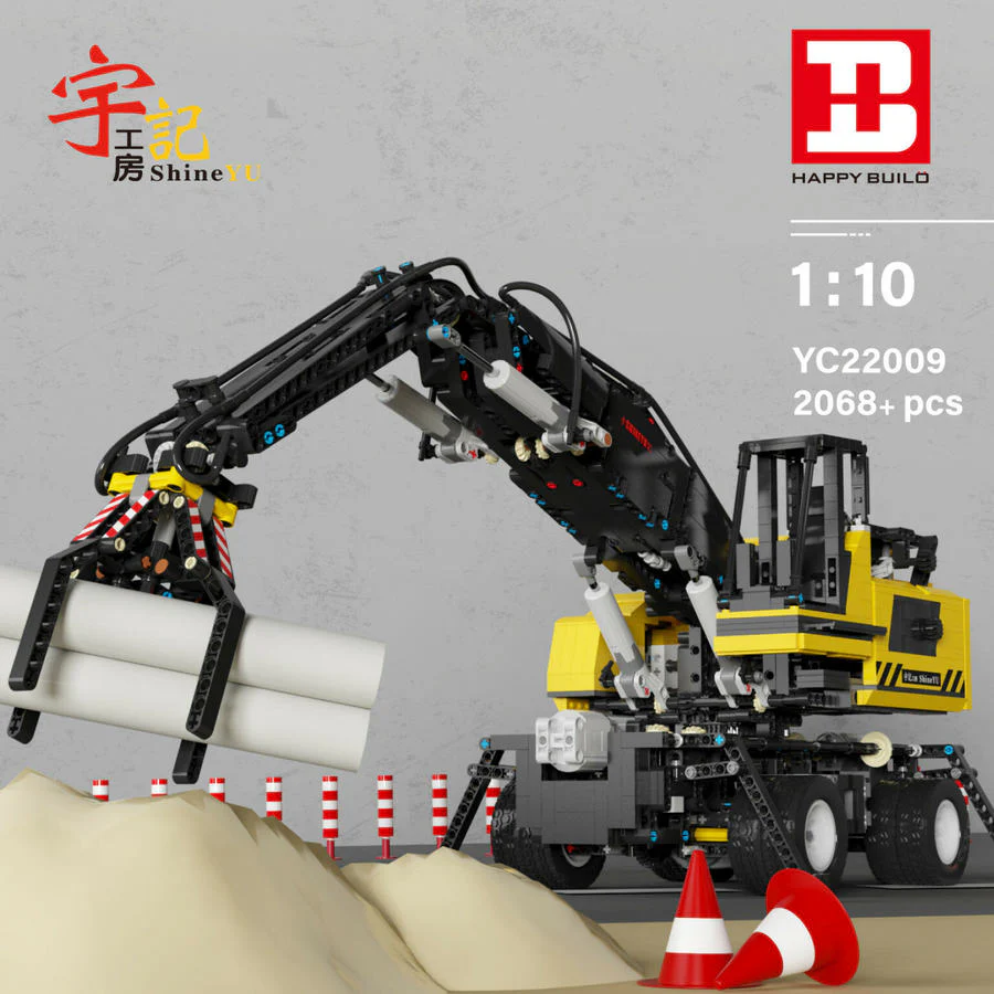 2068PCS Yuji Clamp Bucket Machine 1:10 - Image 4