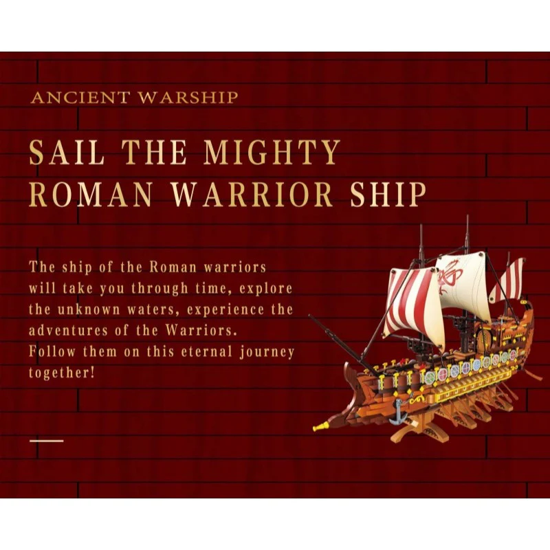 2073pcs BK 33303 Viking warship - Image 6