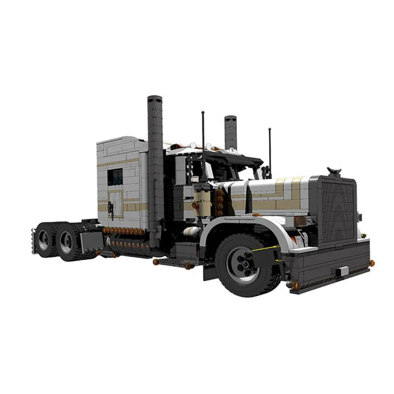 2085PCS MOC-6138 Peterbilt 389 & 2631PCS MOC-7501 1:17 Fuel Trailer - Image 11