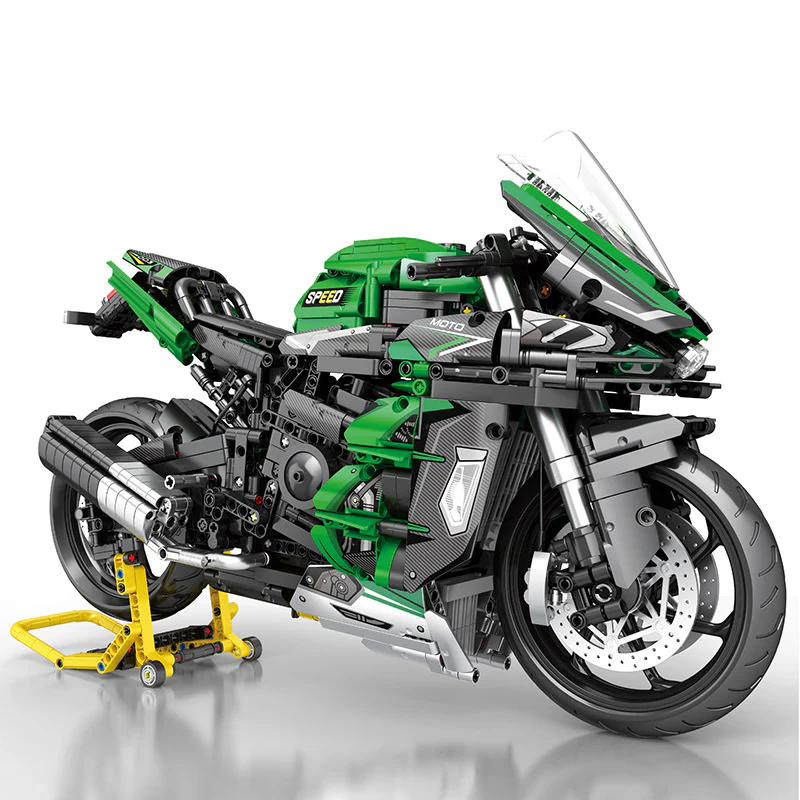 2088PCS JuHang JH85003 Kawasaki H2 SX SE 1:5 - Image 3