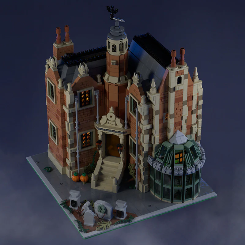 2098pcs MOC-195520 Modular Haunted Mansion - Image 2