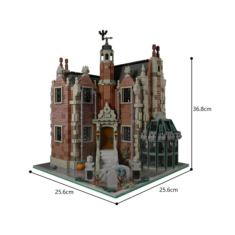 2098pcs MOC-195520 Modular Haunted Mansion - Image 4