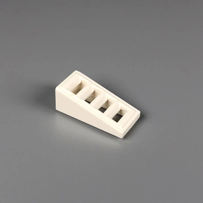 20pcs 1*2*2/3 Slope with Grille (18°) 61409 - Image 3