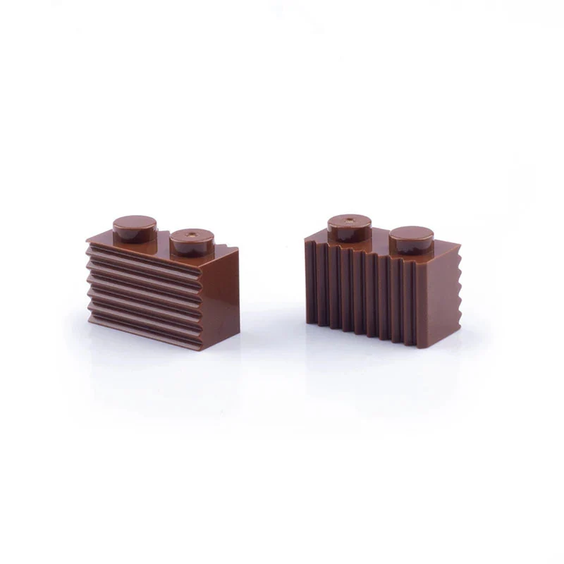 20pcs 1*2 fluted bricks MOC Bricks 2877 - Image 7