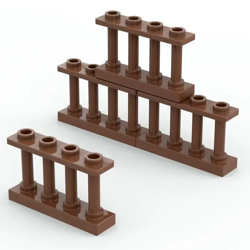 20pcs 1*4*2 Four-hole fence MOC Bricks 15332 - Image 2
