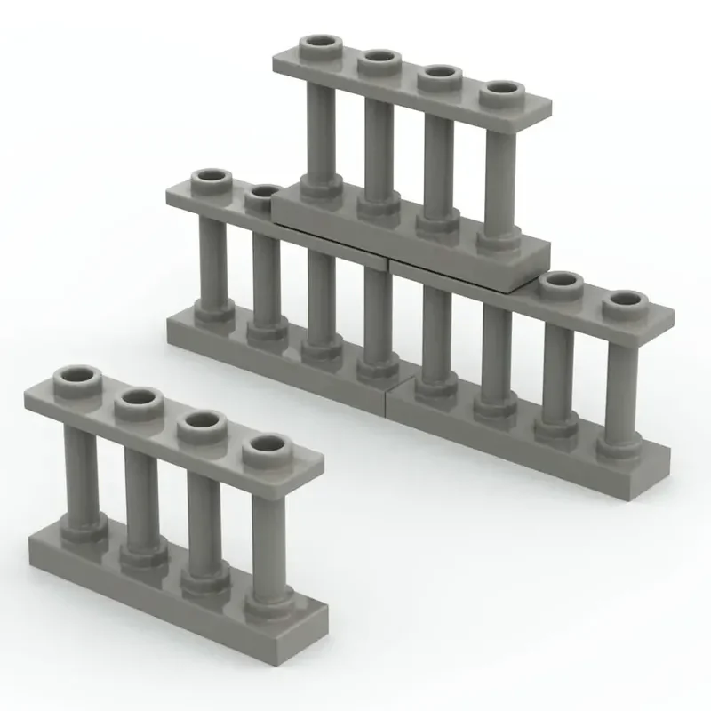 20pcs 1*4*2 Four-hole fence MOC Bricks 15332 - Image 5