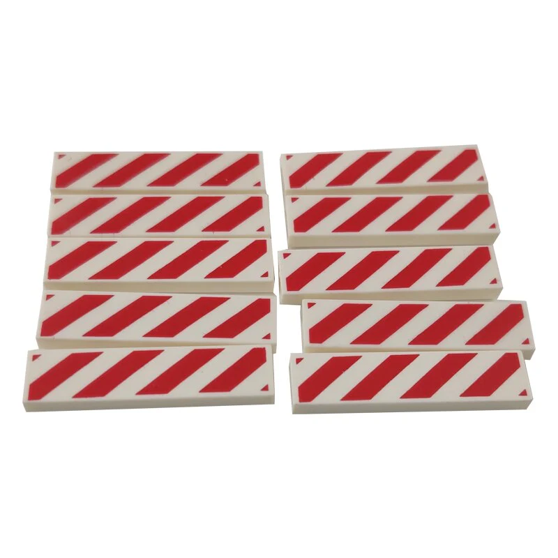20pcs 1*4 Printing Barricade Warning Accessories MOC Bricks 2431 - Image 4