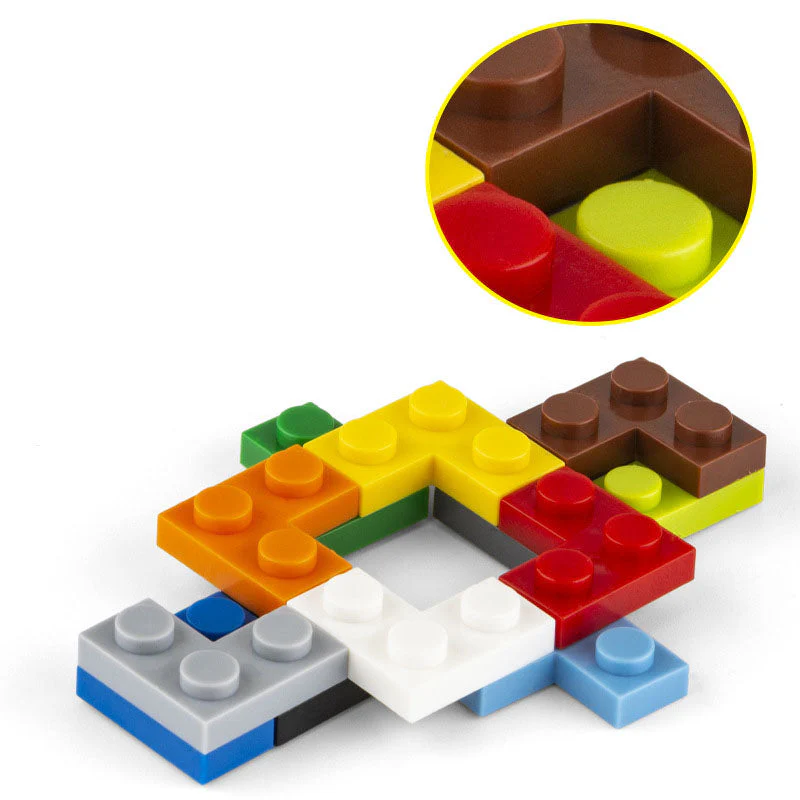 20pcs 2*2 Plate Corner MOC Bricks 2420 - Image 2