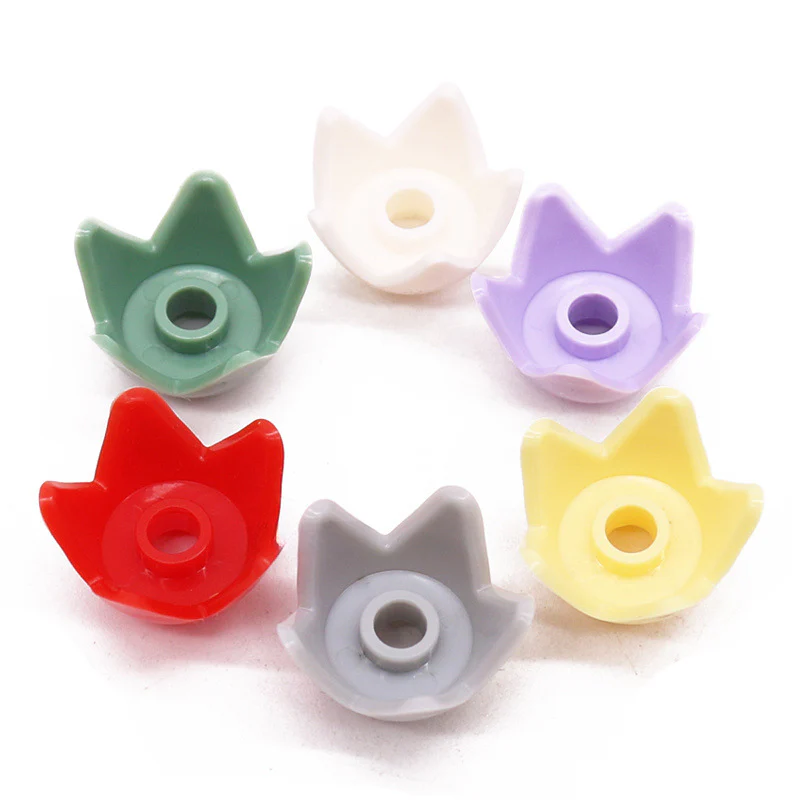 20pcs 39262 Eadgear Crown Eggshell with 5 Points and Center Stud - Image 2