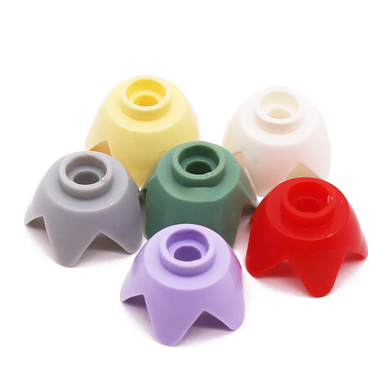 20pcs 39262 Eadgear Crown Eggshell with 5 Points and Center Stud - Image 3