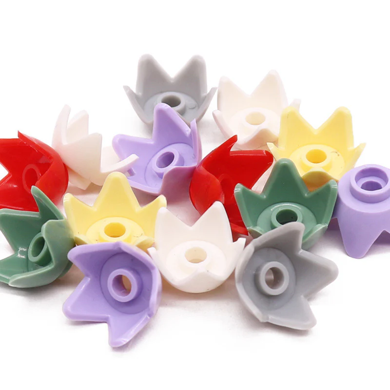 20pcs 39262 Eadgear Crown Eggshell with 5 Points and Center Stud - Image 4