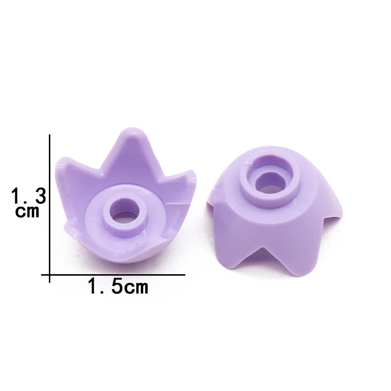 20pcs 39262 Eadgear Crown Eggshell with 5 Points and Center Stud - Image 5