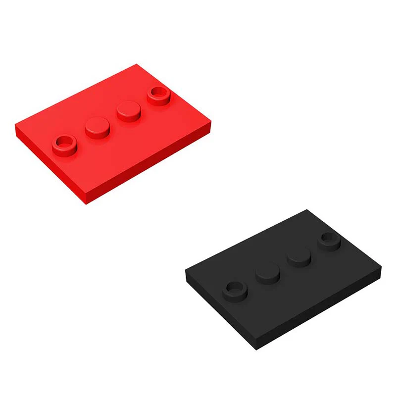 20pcs 88646 minifigure base Modified 3 x 4 with 4 Studs in Center