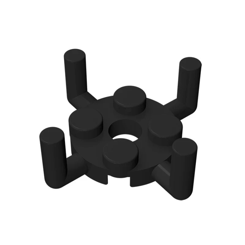 20pcs 98284 round 2x2 with Pin Hole and 4 Arms Up - Image 2
