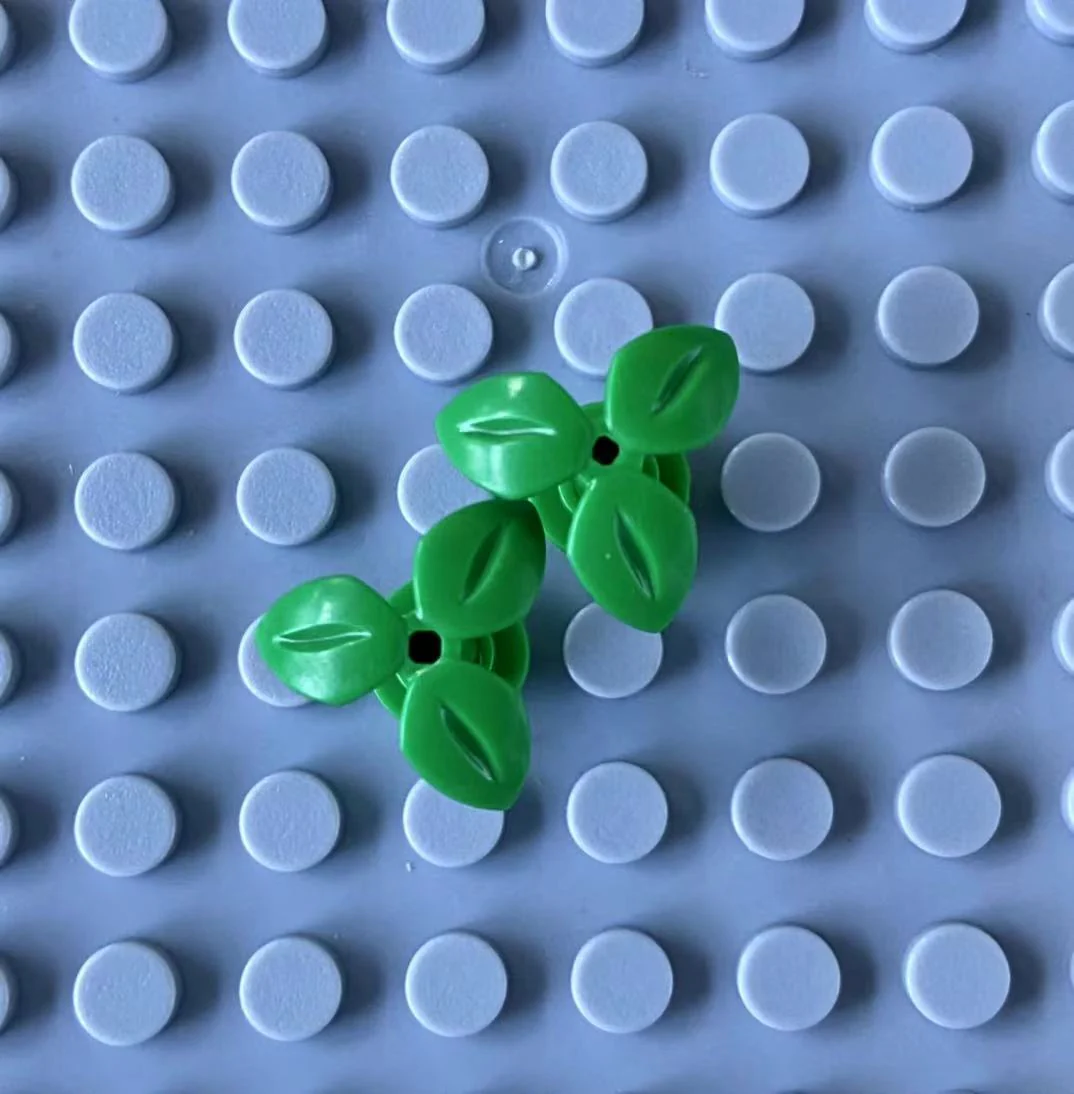 20pcs Carrot Leaves Plant Stem With 3 Leaves MOC Bricks 37695 - Image 7