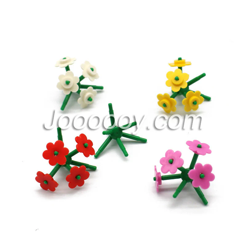 20pcs Plant Flower Stem (6 Stems)  MOC Bricks 19119 - Image 3