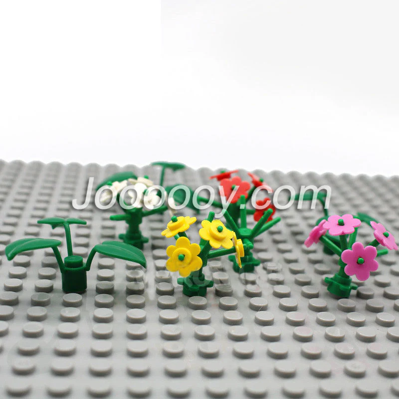 20pcs Plant Flower Stem (6 Stems)  MOC Bricks 19119 - Image 4