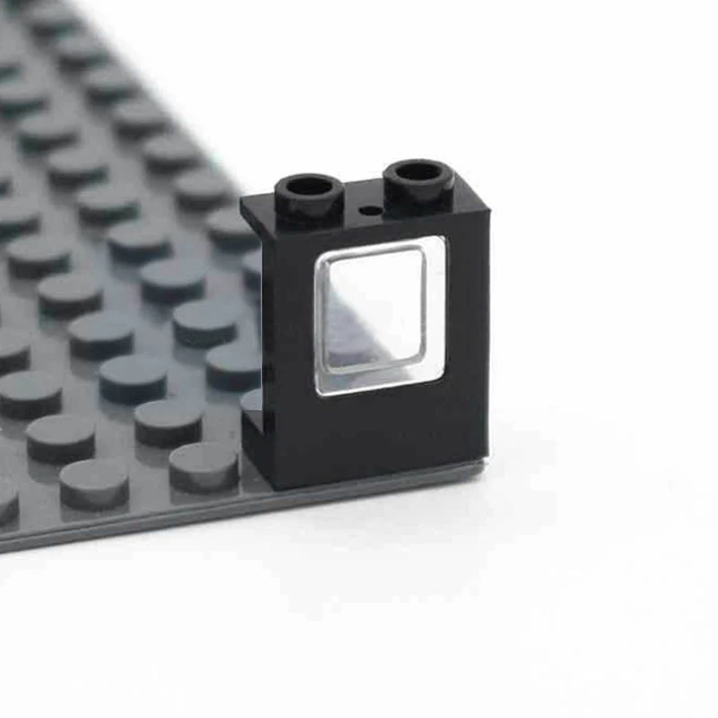20pcs Window 1x2x2 Plane with Trans-Black Glass (2377+4862) - Image 2