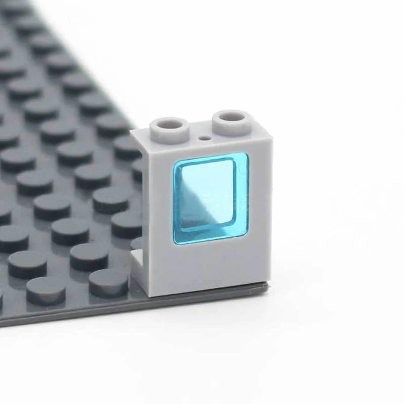20pcs Window 1x2x2 Plane with Trans-Black Glass (2377+4862) - Image 4
