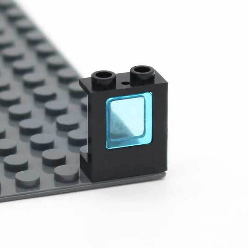 20pcs Window 1x2x2 Plane with Trans-Black Glass (2377+4862) - Image 5