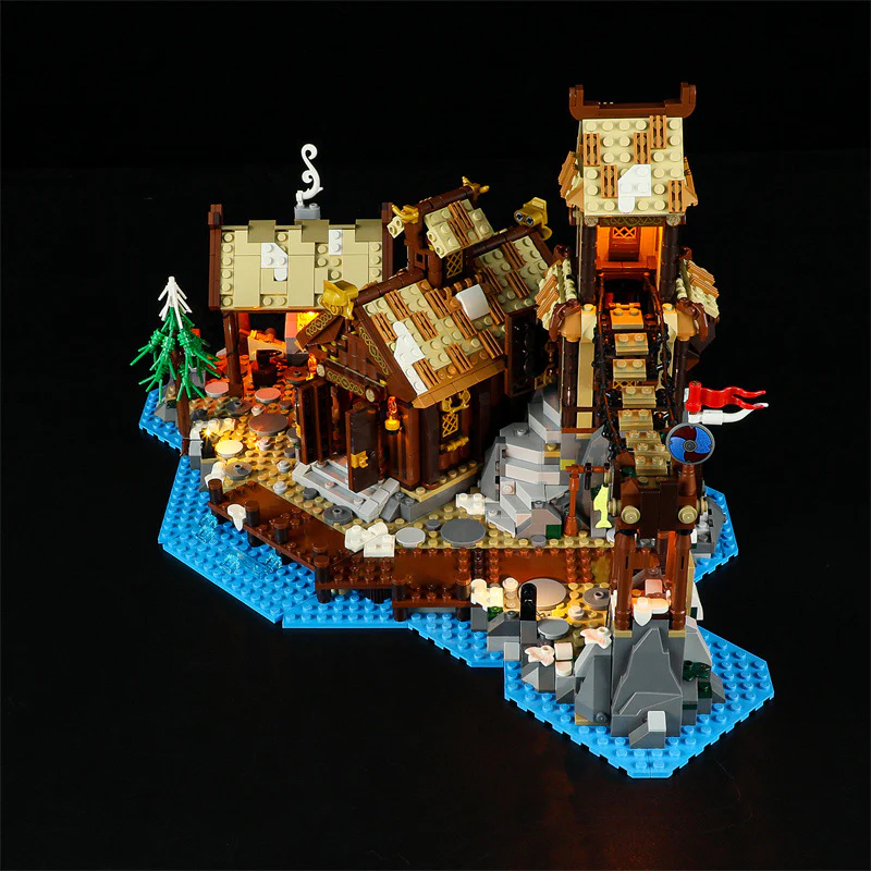 2103pcs Viking Village - Image 4