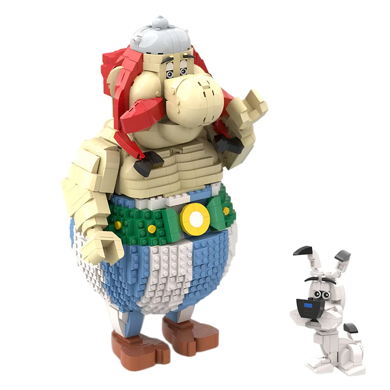 2115PCS MOC-174219,MOC-168311,Asterix the Gaul(Obelix,Idefix/Dogmatix) - Image 2