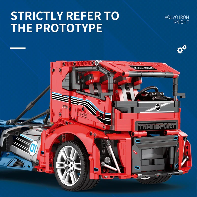 2116PCS RB11008 Reobrix Volvo Iron Knight Truck - Image 2